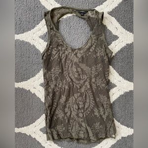 Elena gilbert guess lace tank top